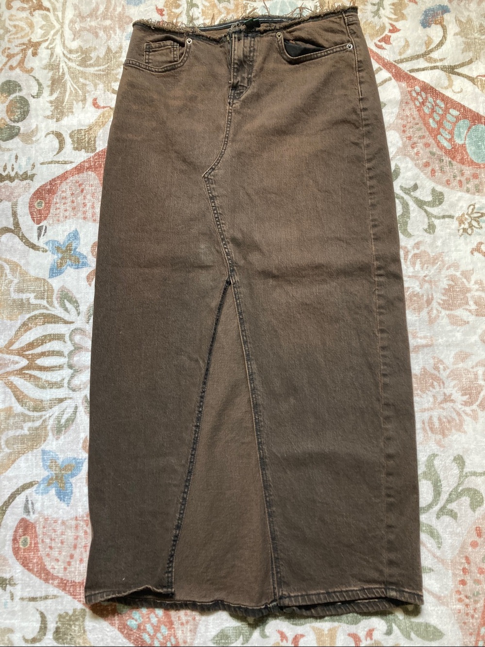 wild fable Brown Denim Skirt